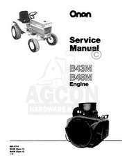 ONAN B43M / B48M Engine Service Shop Repair Manual  