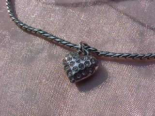   ~Diamond Heart~Anklet/Ankle Bracelet~Swarovski Crystals  