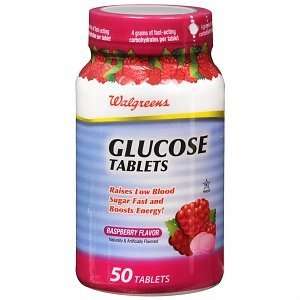   Glucose Tabs Raspberry, 50 ea Health & Personal 