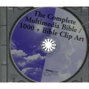 CD The Complete Multimedia Bible / 1000 + Bible Clip Art 