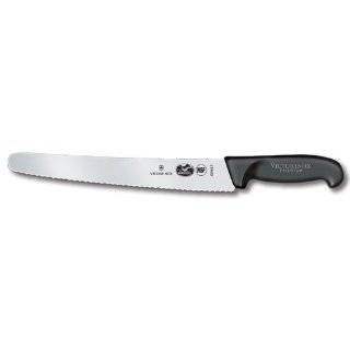 Victorinox 47547 10 1/4 Inch Wavy Bread Knife, Black Fibrox Handle