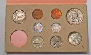 1957 Partial US Double Mint Set w/Colorful Toning~ missing 1 Franklin 