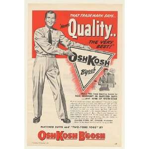   Quality Workwear Print Ad (Memorabilia) (49833)