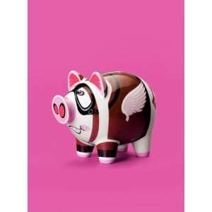  Piggy Bank, Pilot Piggy, Porcelain Piggy Bank for Kids and 