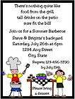 SWS 20 Barbeque BBQ Cookout Couples Shower Invitations  
