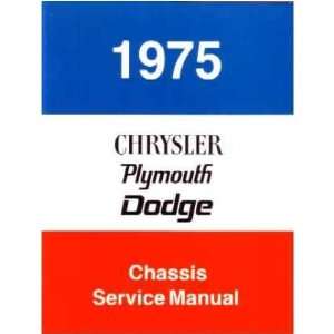   CHRYSLER DODGE PLYMOUTH Shop Service Repair Manual 