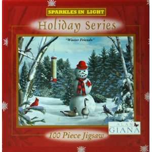  Alan Giana Holiday Series 100 Piece Jigsaw Puzzle   Winter 