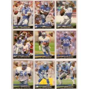  Detroit Lions 1993 Fleer Ultra Football Team Set (Barry 