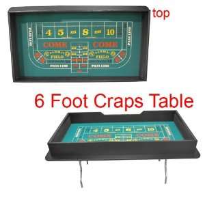 Six Foot Craps Table 