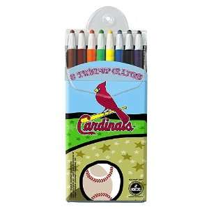  Twist Crayon   St. Louis Cardinals (8 Crayons) Toys 
