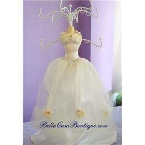   Jewelry Display Doll  Bridal Wedding Gown