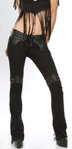 Lip Service This Corrosion black bootcut pants jeans 30 gothic goth 