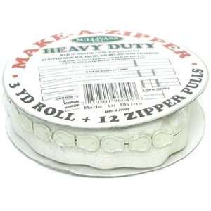   Heavy Duty Make A Zipper 3yd Reel Cream Arts, Crafts & Sewing