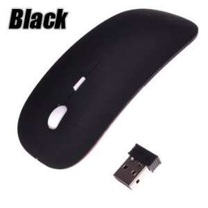 wireless mouse (black) 2.4G RF optical for macbook 13 PRO 