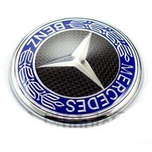  Benz Carbon Fiber Hood Emblem Gl Cl Sl SLK CLK E C M S 