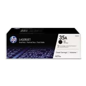  HP 35A Dual Pack Toner Cartridge,Black   Laser   1500 Page 