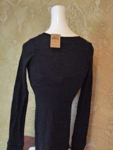 NWT Womens LUCKY BRAND JEANS Long Sleeve Thermal Shirt Different 