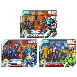 Marvel Universe Super Hero Team Action Figure Packs Wave 2 