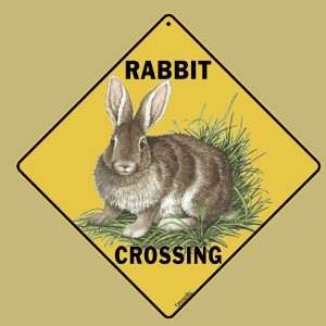  Rabbit Crossing Sign Patio, Lawn & Garden