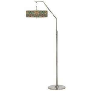  Exotic Peacock Arc Floor Lamp