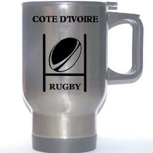    Ivorian Rugby Stainless Steel Mug   Cote DIvoire 