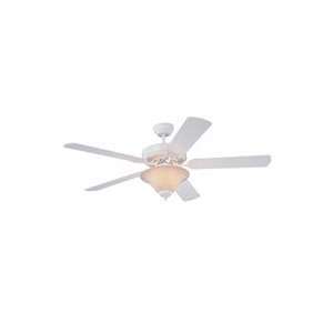  Homeowners Deluxe Ceiling Fan Model 5HS52WHD in White 