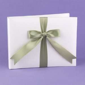  Ivory Custom 1 Ribbon Color Guest Book 