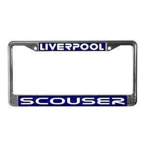 Liverpool Scouser Blue Lcnse Plate Frame British License Plate Frame 