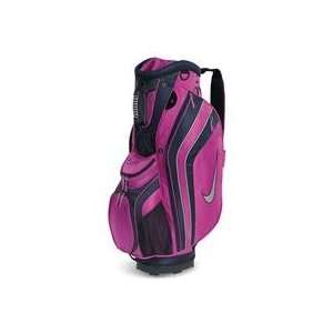   Personalized Sport Cart Bag   Magenta/Silver/Navy