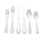 NEW REED AND BARTON SAVILLE GARDEN 90PC FLATWARE SET SERVICE FOR 12