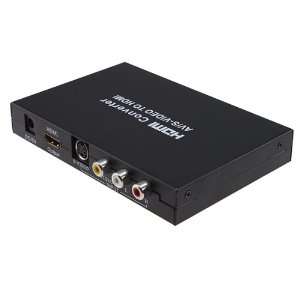  CVBS or S Video + R/L Audio to HDMI Converter Adaptor 