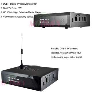 1080p Media Playerl Digital TV Tuner Freeview Recorder  