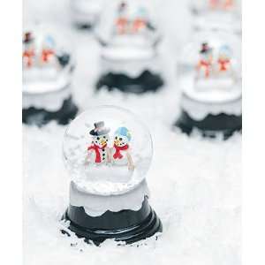  Miniature Winter Wedding Mr. and Mrs. Snowglobe Favors 