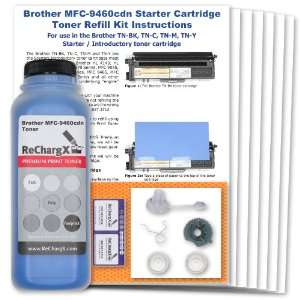  Brother MFC 9460cdn Starter Cyan Toner Refill Kit Office 