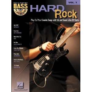  Hal Leonard Hard Rock Bass Guitar Play Along Series Volume 