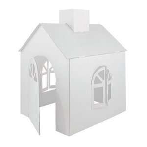  white cardboard playhouse Toys & Games