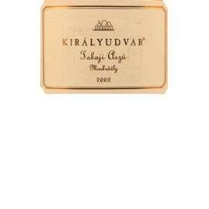  2002 Kiralyudvar Tokaji Aszu Muskotaly 375 mL Half Bottle 