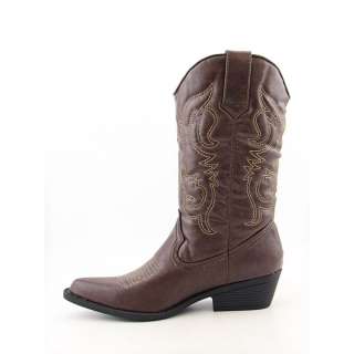 Madden Girl Sanguine Womens SZ 7 Brown Boots Cowboy Shoes 882946411153 