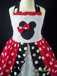 Liilas*Boutique Disney Cust Minnie Mouse Dress 4 5 6 8  