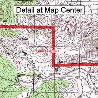  USGS Topographic Quadrangle Map   Portal, Arizona (Folded 