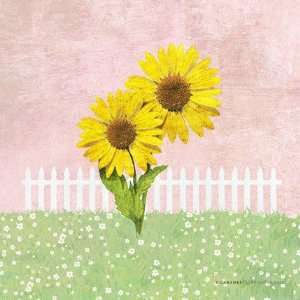  Sunflower Garden Childrens Nursery Wall Art Canvas