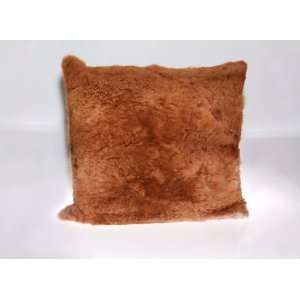  Deluxe Comfort Alpaca Fur Pillow, Dark