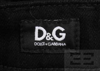 Dolce & Gabbana Black Straight Leg Jeans Size 28  