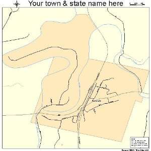  Street & Road Map of Sadieville, Kentucky KY   Printed 