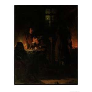 Alchemist Searching For the Philisophers Stone, 1848 Art Giclee 