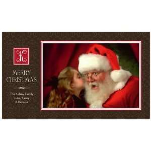   Claire Boyd   Digital Holiday Photo Cards (Classic Christmas   Brown