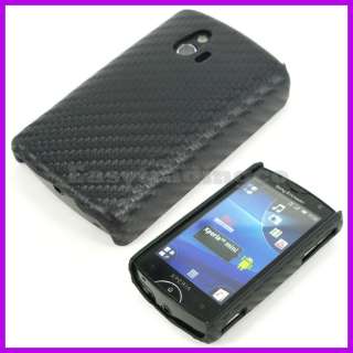   Cover Case Sony Ericsson Xperia Mini ST15i Carbon Fiber Pattern  