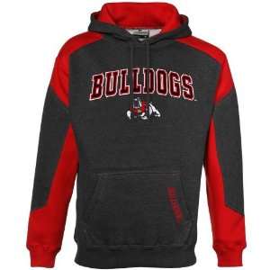 Fresno State Bulldogs Charcoal Cardinal Challenger Heathered Hoody 