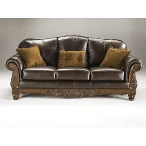 Sofa by Ashley   Dark Brown