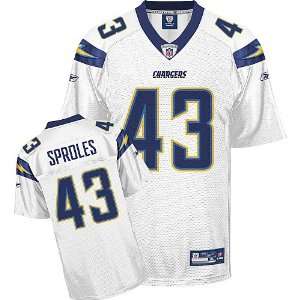  San Diego Chargers Darren Sproles White Replica Football 